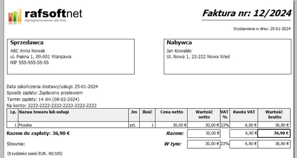 Faktura VAT na osobę prywatną kiedy i jak ją wystawić Ksiegowosc24 pl