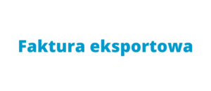 Faktura eksportowa