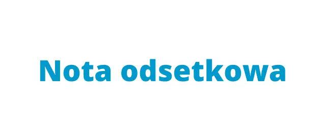 Nota odsetkowa