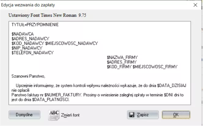 Wezwanie do zapłaty