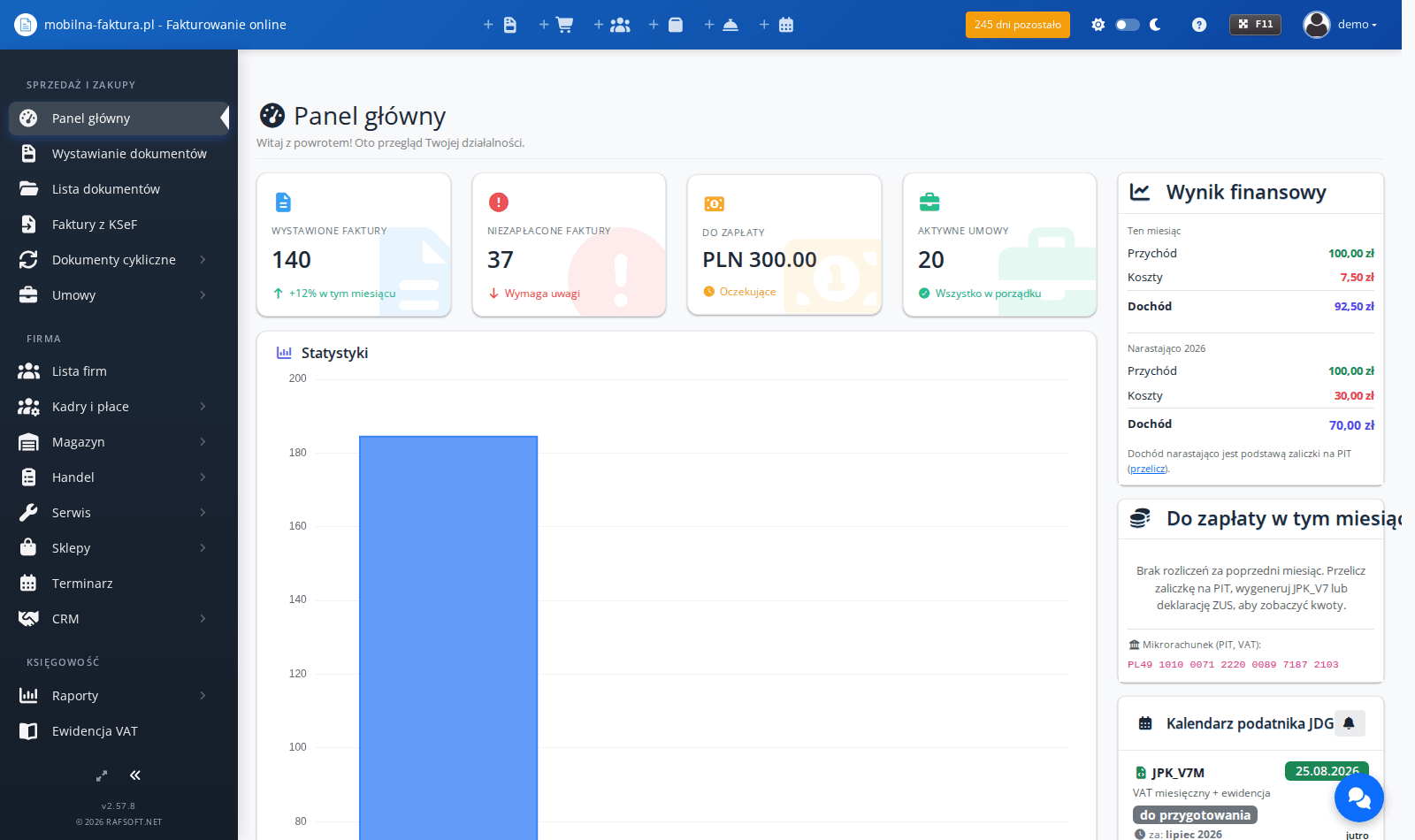 Mobilna Faktura — panel fakturowania online